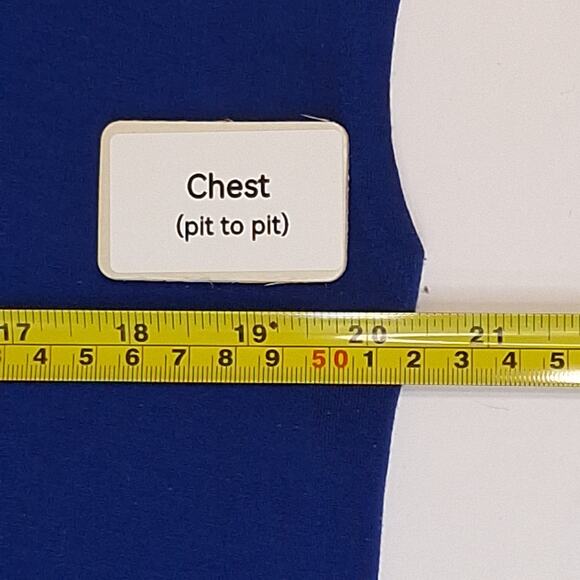 Coldwater Creek Blue Sz L/14 Blouse Abstract Print Short Sleeve Flowy Elegant - Picture 11 of 13